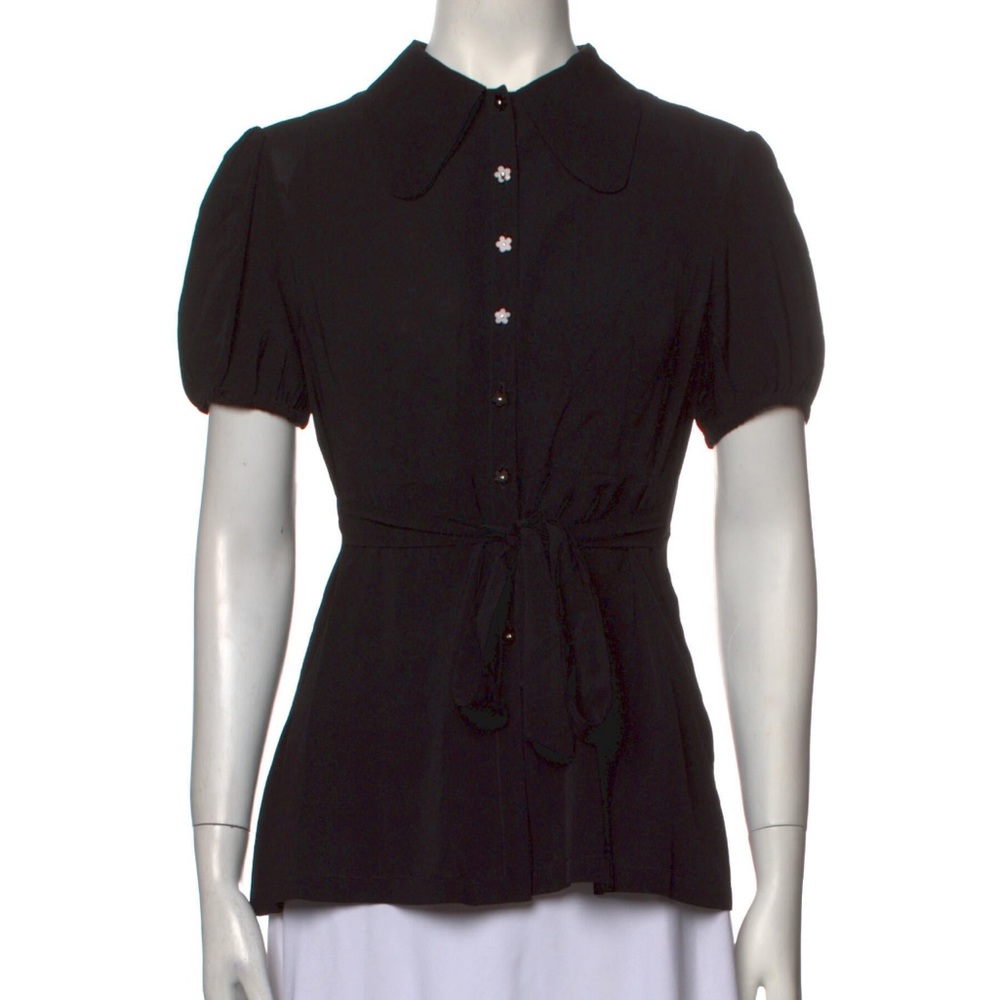Elegant Black Women's Blouse
